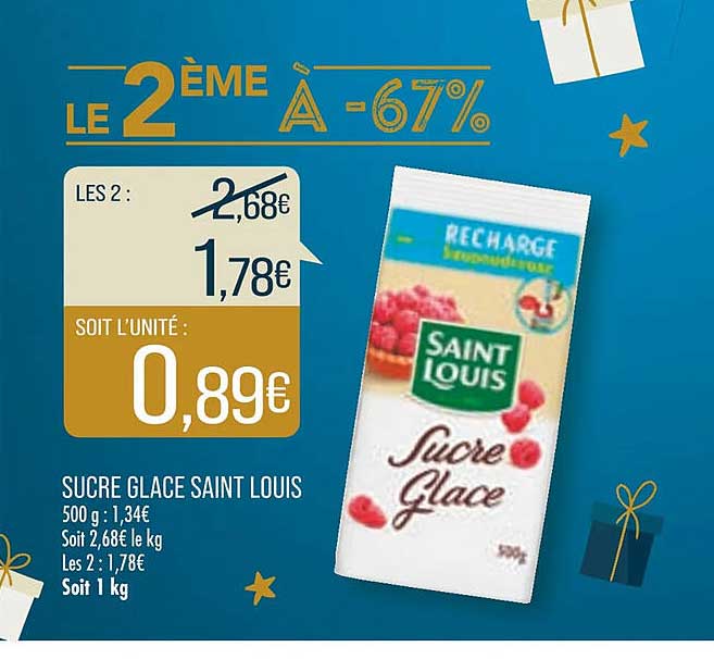 sucre glace saint louis
