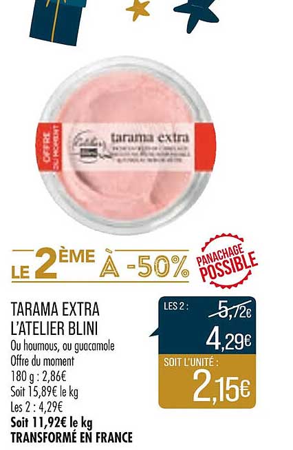 tarama extra l'atelier blini