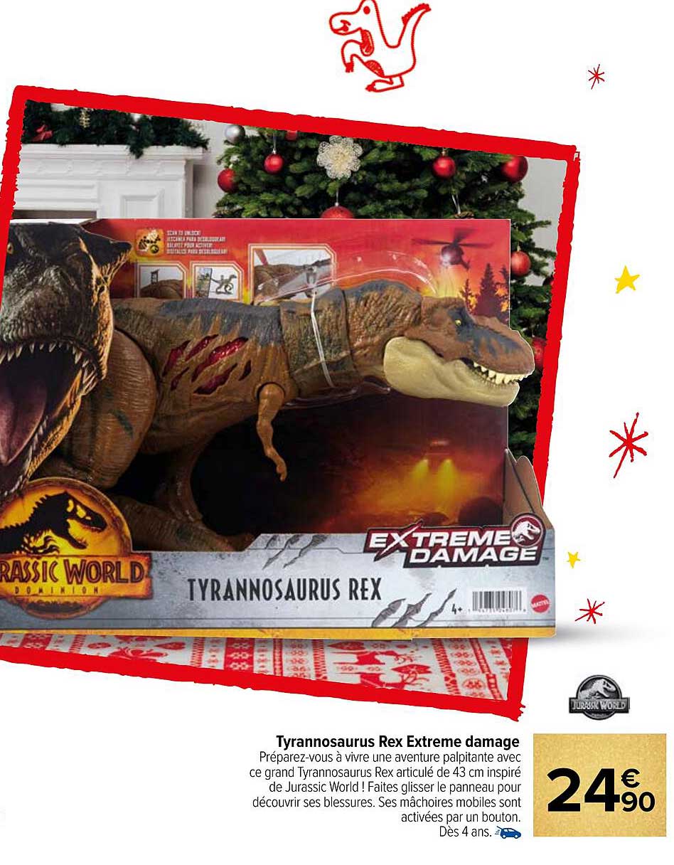 tyrannosaurus rex extreme damage