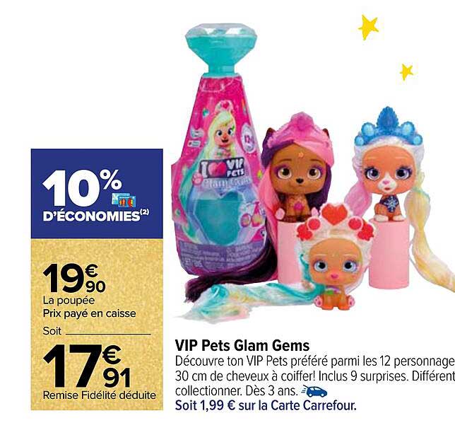 vip pets glam gems