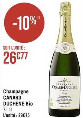 champagne canard duchêne bio