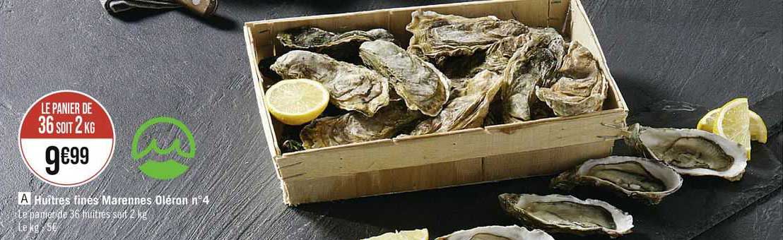 huîtres fines marennes oléron n°4