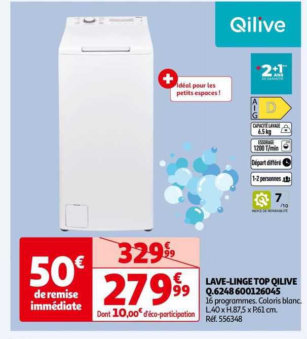 lave-linge top qilive