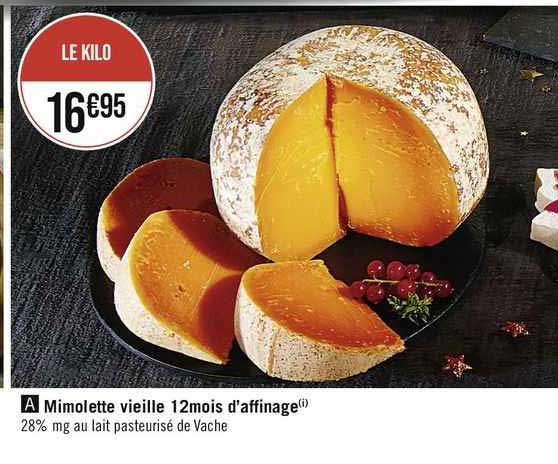 mimolette vieille 12 mois d'affinage