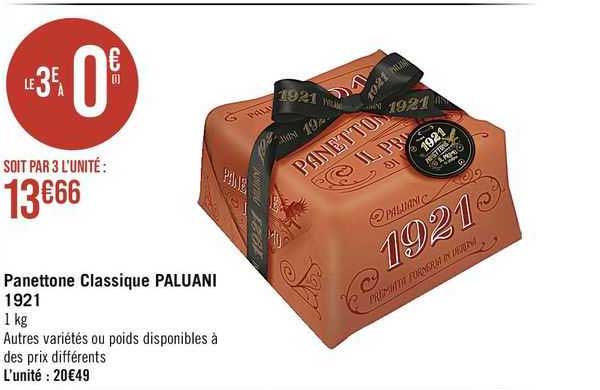 panettone classique paluani 1921
