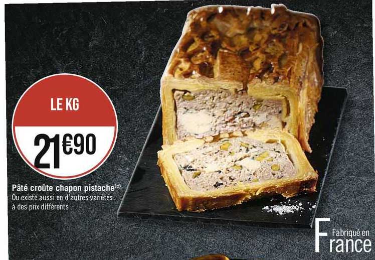 pâté croûte chapon pistache