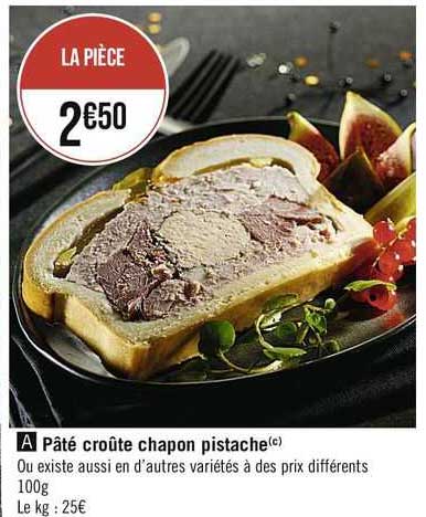 pâté croûte chapon pistache
