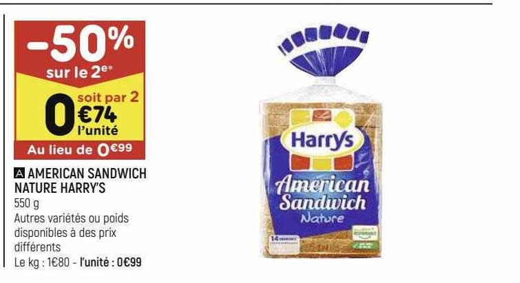 american sandwich nature harry's
