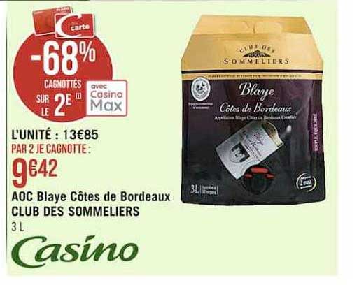 Aoc Blaye Côtes De Bordeaux Club Des Sommeliers