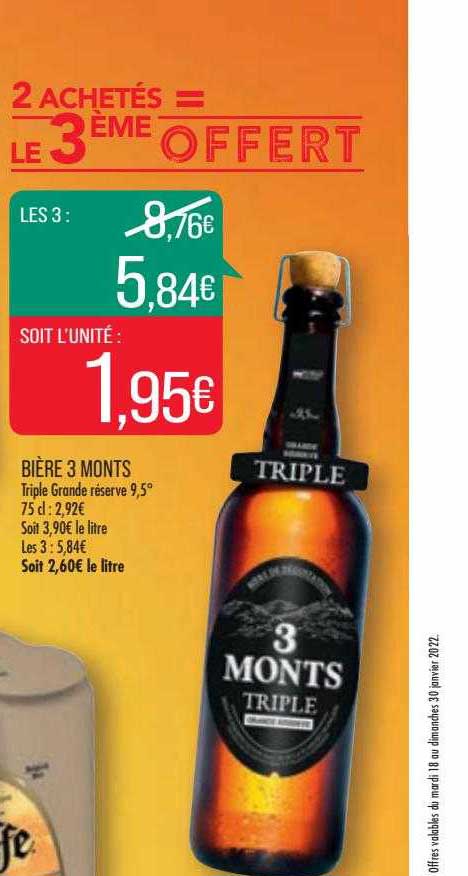 bière 3 monts