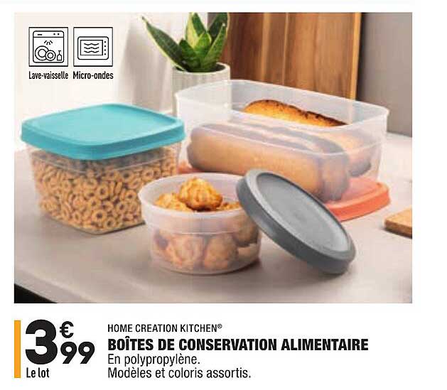 Boîtes De Conservation Alimentaire Home Creation Kitchen