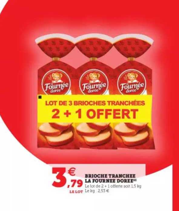 brioche tranchée la fournée dorée