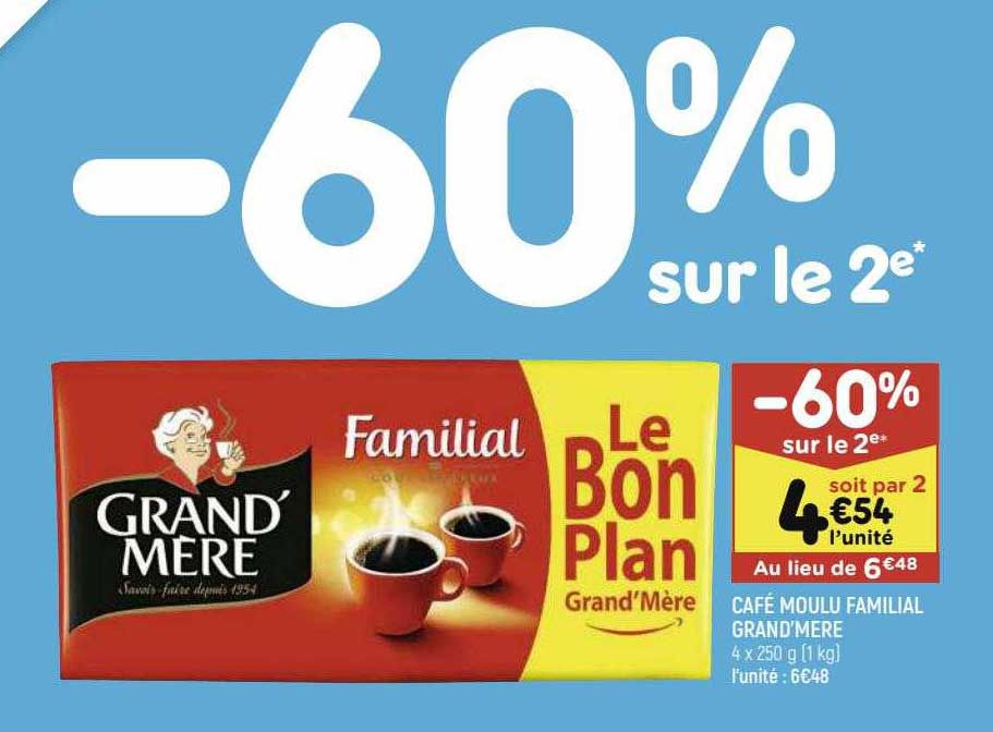 Café Moulu Familial Grand'mère