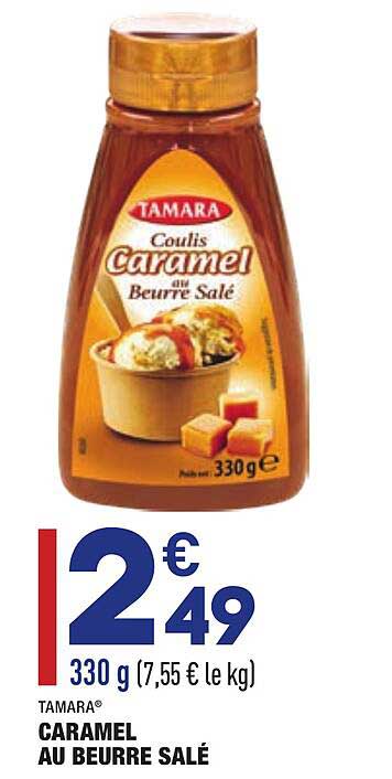 caramel au beurre salé tamara