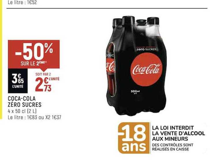 coca-cola zéro sucres