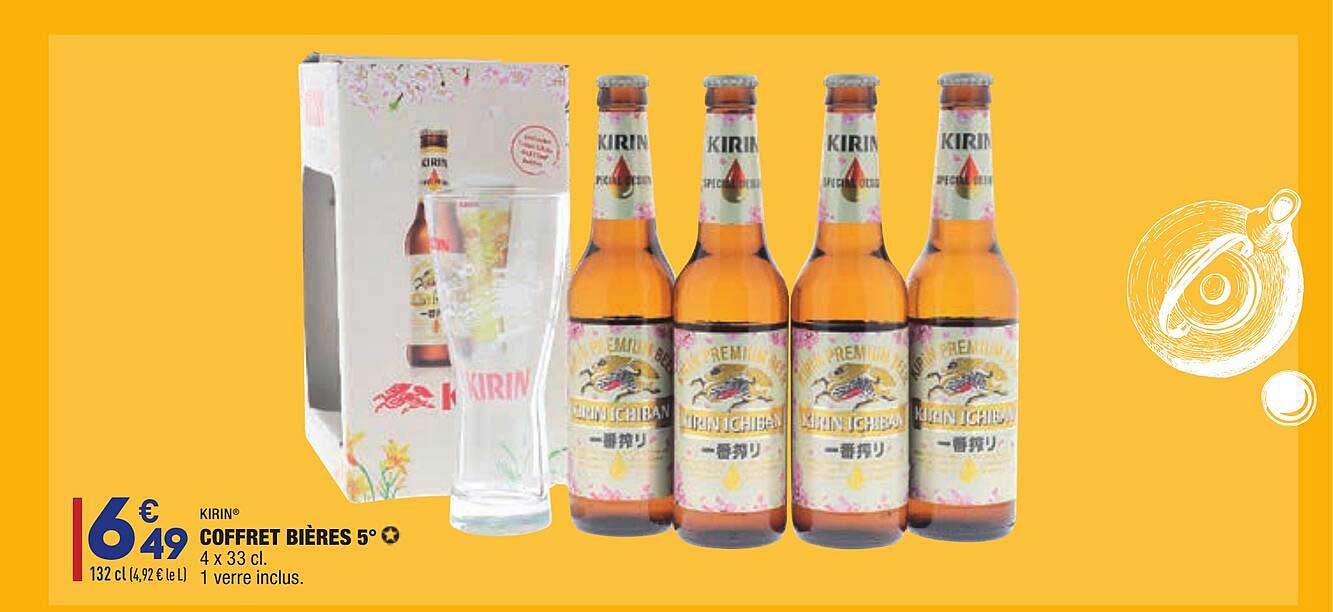 coffret bières 5° kirin