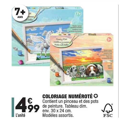 coloriage numéroté