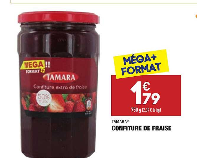 confiture de fraise tamara