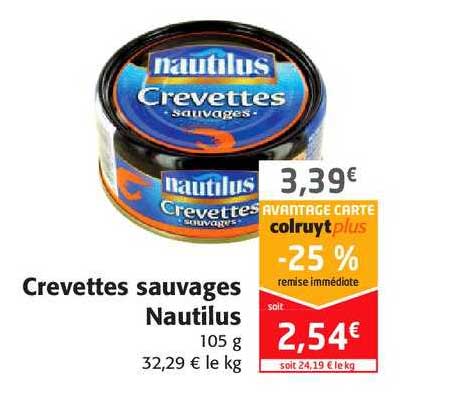 Crevettes Sauvages Nautilus