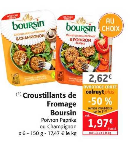 Croustillants De Fromage Boursin