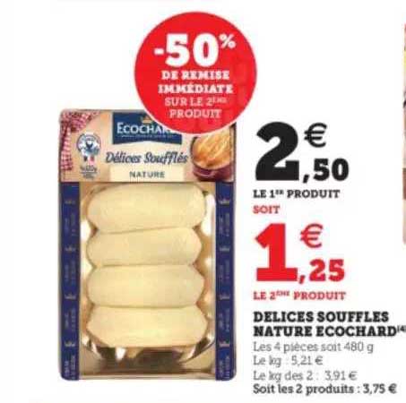Délices Soufflés Nature écochard