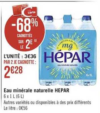 Eau Minérale Naturelle Hépar