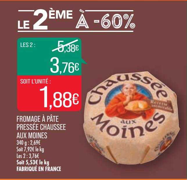 fromage à pâte pressée chaussée aux moines