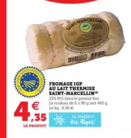 fromage igp au lait thermisé saint-marcellin
