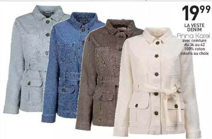 la veste denim anna karel