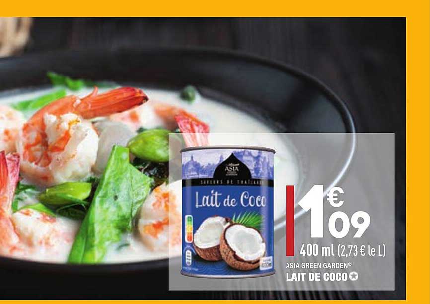 lait de coco asia green garden