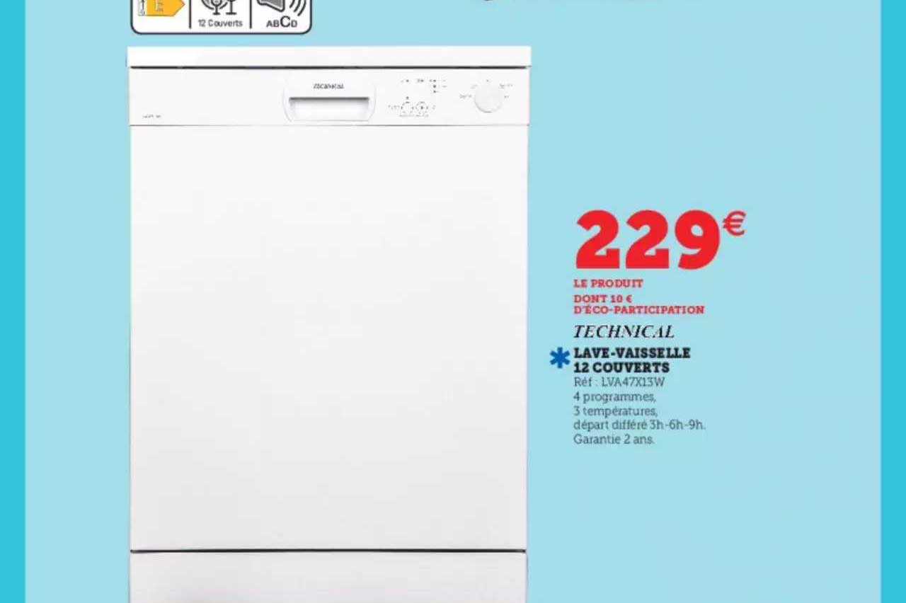 lave-vaisselle 12 couverts