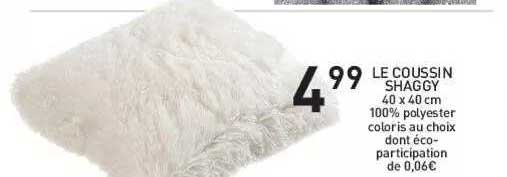 le coussin shaggy