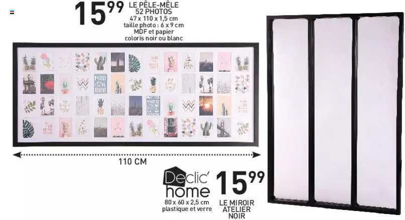 le pêle-mêle 52 photos, le miroir atelier noir