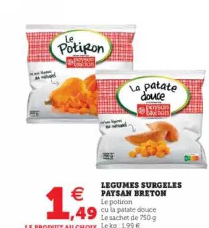 légumes surgelés paysan breton
