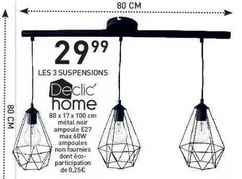 les 3 suspensions declic' home