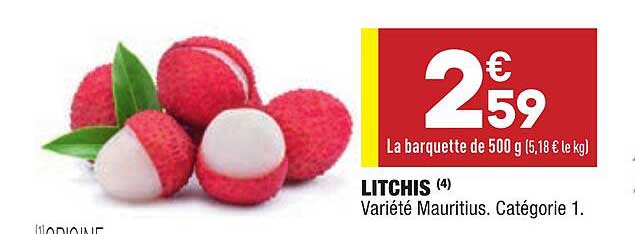 litchis mauritius