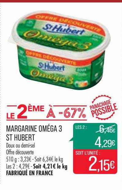 margarine oméga 3 st hubert