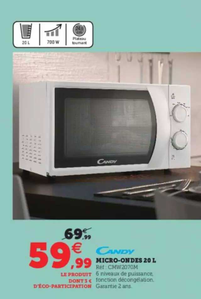 micro-ondes 20 l candy