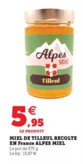 miel de tilleul récolte en france alpes miel
