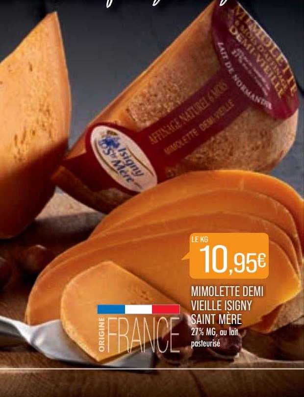mimolette demi vieille isigny saint mère