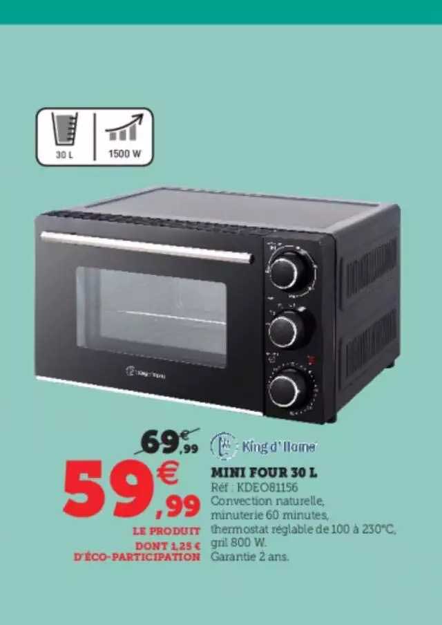 Mini Four 30 L King D'home