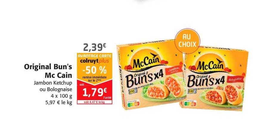 original bun's mc cain