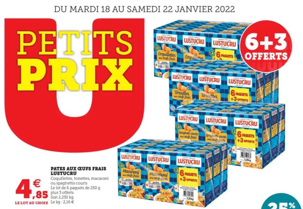 Pâtes Aux Oeufs Frais Lustucru