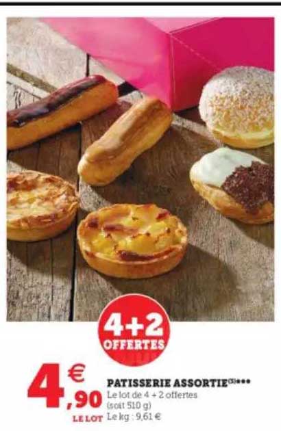 pâtisserie assortie