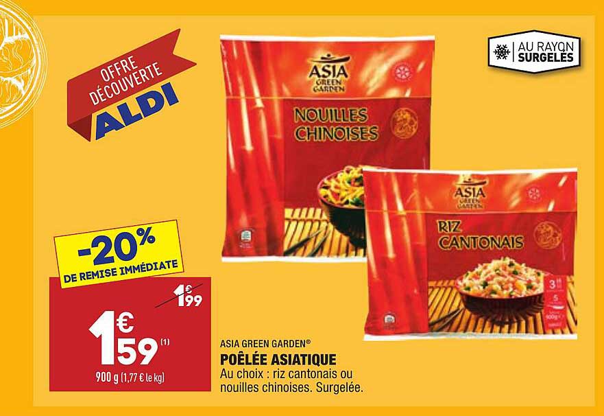 Poêlée Asiatique Asia Green Garden