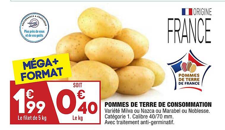 Pommes De Terre De Consommation