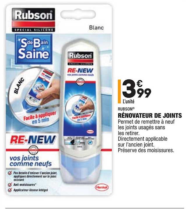 rénovateur de joints rubson