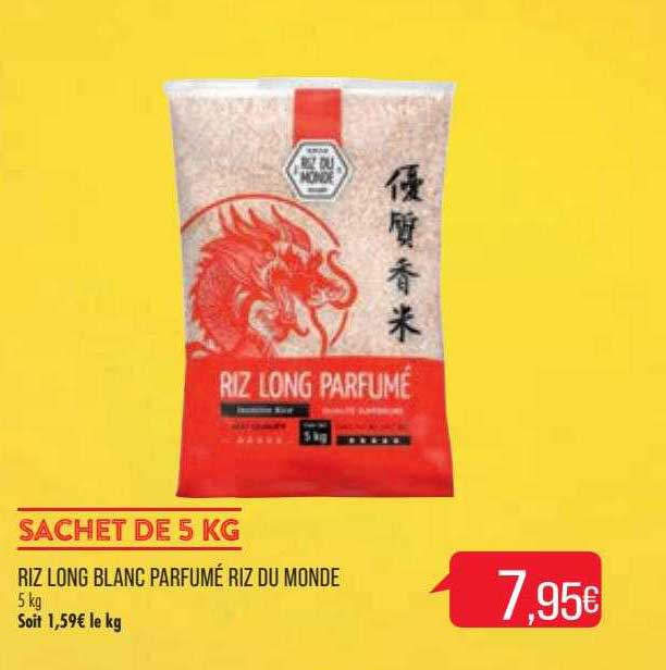 Riz Long Blanc Parfumé Riz Du Monde
