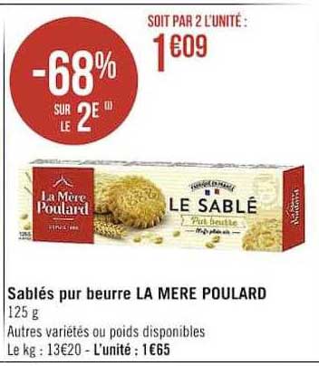 sablés pur beurre la mère poulard
