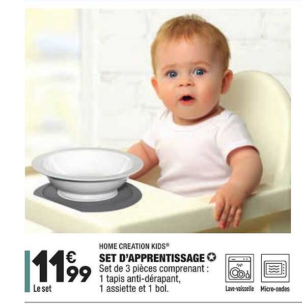set d'apprentissage home creation kids